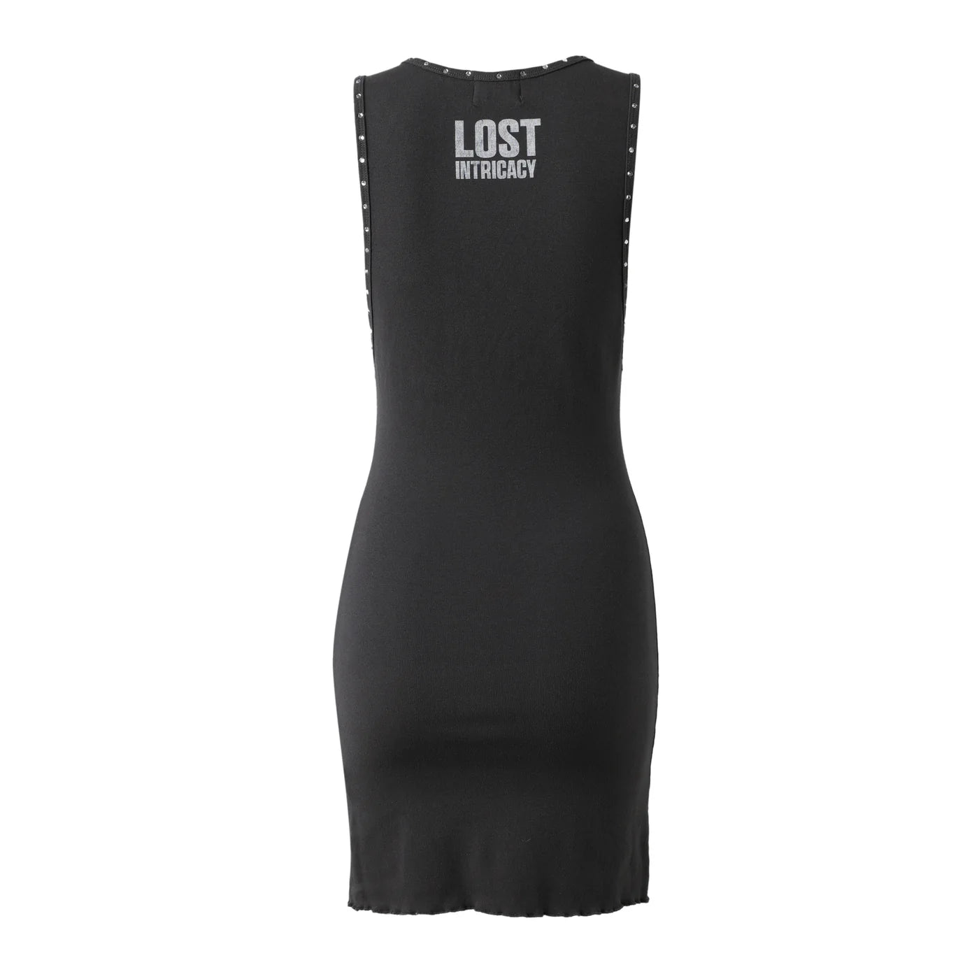 Lost Intricacy Grey Lost Dress