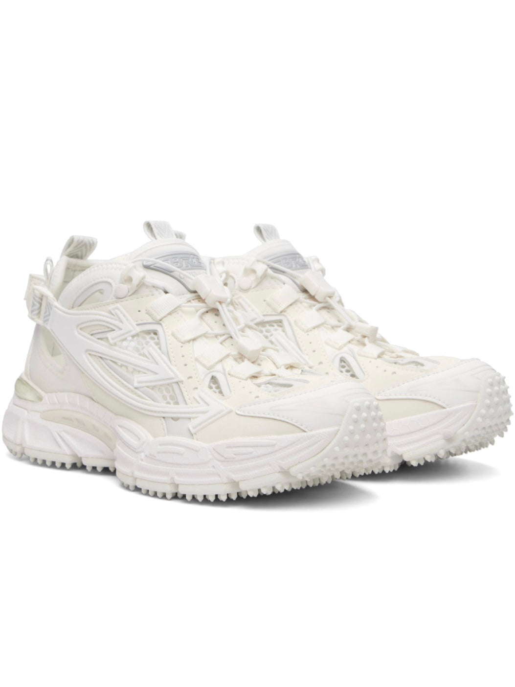 Off White White “Be Right Back” Sneakers