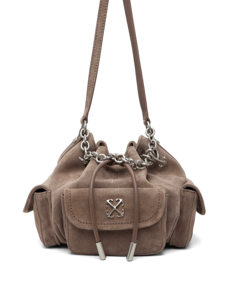 Off White Brown Dumbo Bucket Bag