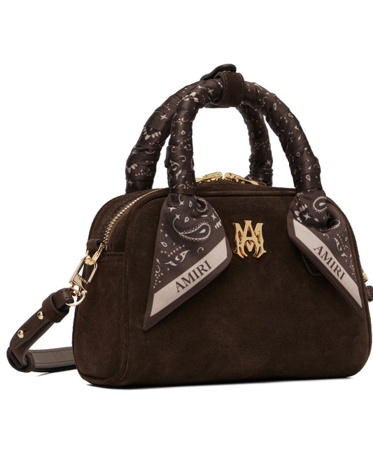 Amiri Brown Micro MA Bowling Bag